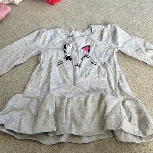 Cute cat sweater dress